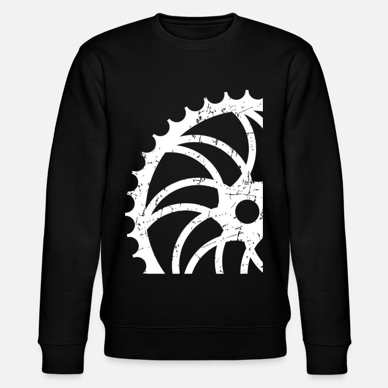 Fahrradfahrer - Stanley/Stella Unisex Bio-Sweatshirt CHANGER  - Schwarz