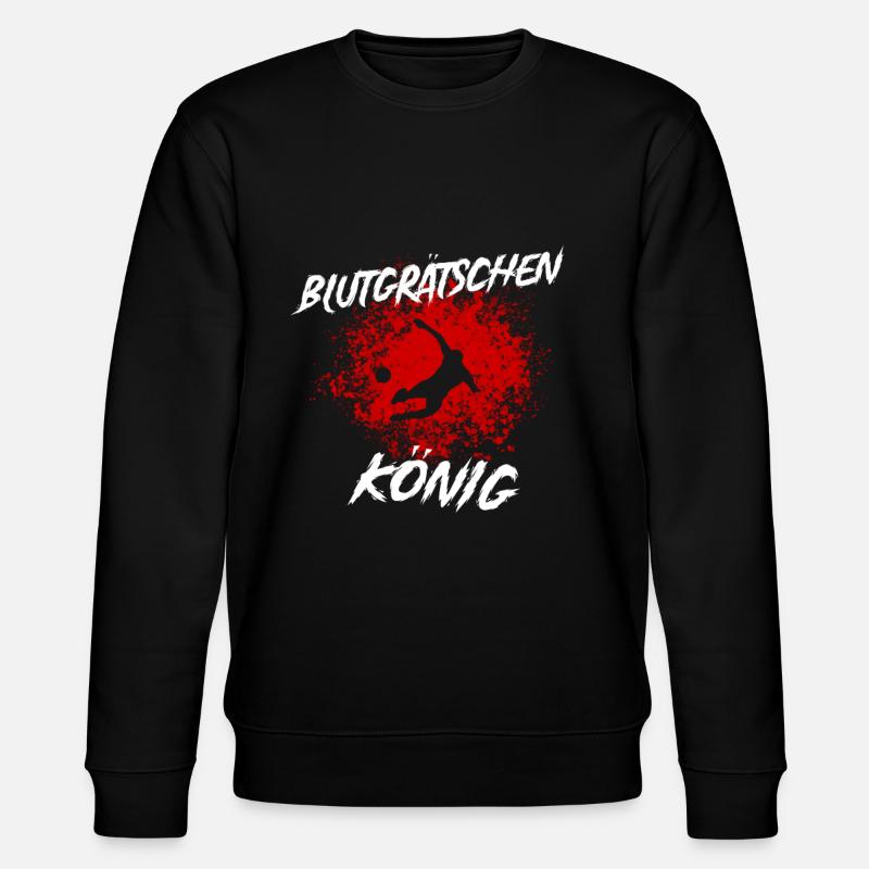 Blutgrätschen-König Verteidiger Defensiv Grätsche - Stanley/Stella Unisex Bio-Sweatshirt CHANGER  - Schwarz