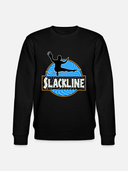 Slackline Slacklining - Stanley/Stella CHANGER Unisex Organic Sweatshirt - black