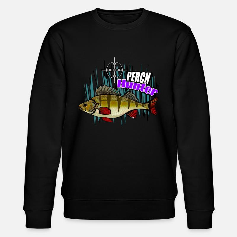 Perch hunter - Stanley/Stella CHANGER Unisex Organic Sweatshirt - black