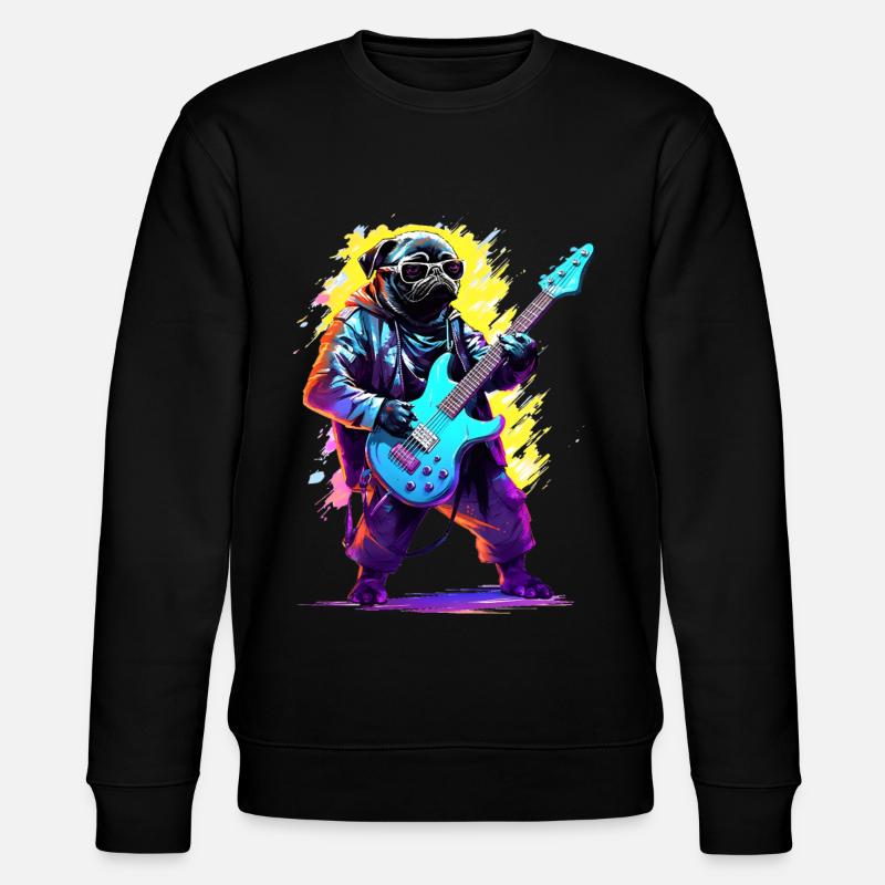 Chien de basse - Sweat bio CHANGER Stanley/Stella Unisexe - noir