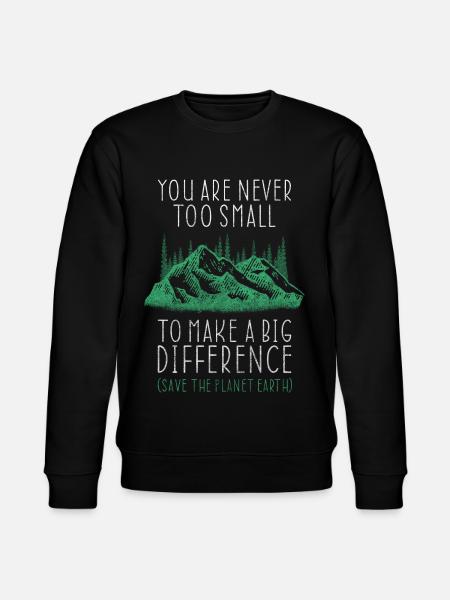 Nature Conservation Planet Ocean - Stanley/Stella CHANGER Unisex Organic Sweatshirt - black