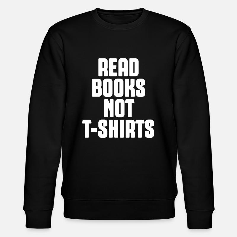 Phrase beim Lesen - Stanley/Stella Unisex Bio-Sweatshirt CHANGER - Schwarz