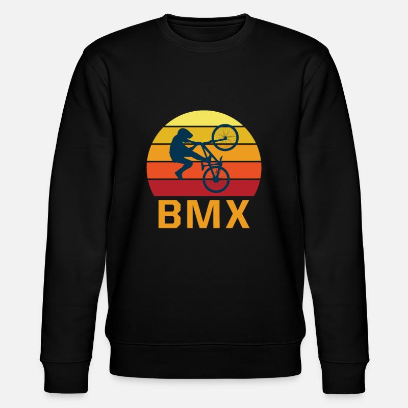 Bmx retro - Sweat bio CHANGER Stanley/Stella Unisexe - noir