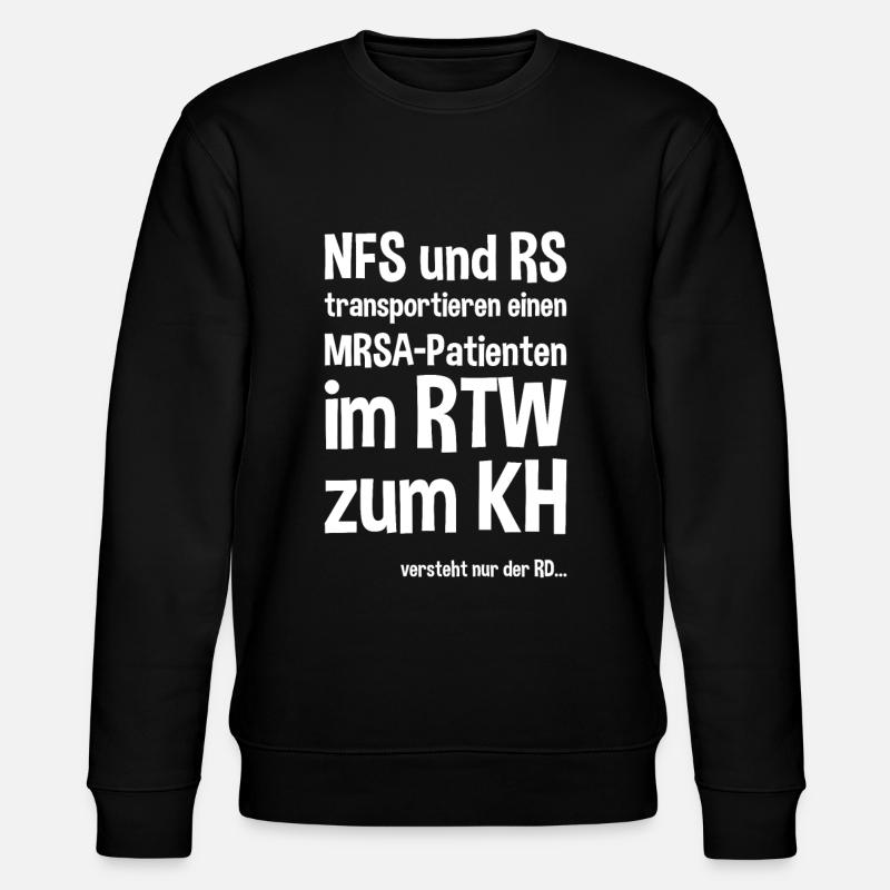 ambulancier d’urgence ambulancier - Sweat bio CHANGER Stanley/Stella Unisexe - noir