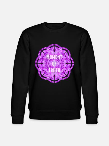 Moment of Truth - Stanley/Stella CHANGER Unisex Organic Sweatshirt - black