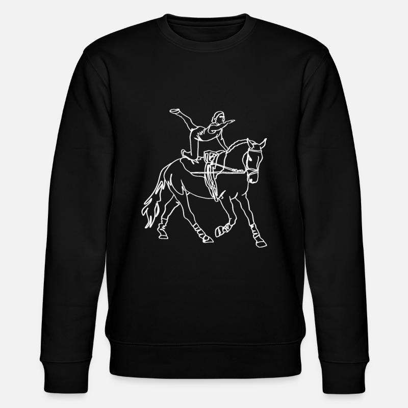 voltige cavalier sauteur - Sweat bio CHANGER Stanley/Stella Unisexe - noir