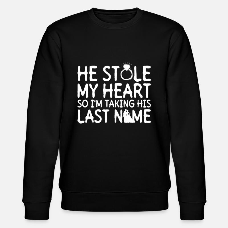 Mariage JGA de la mariée - Sweat bio CHANGER Stanley/Stella Unisexe - noir
