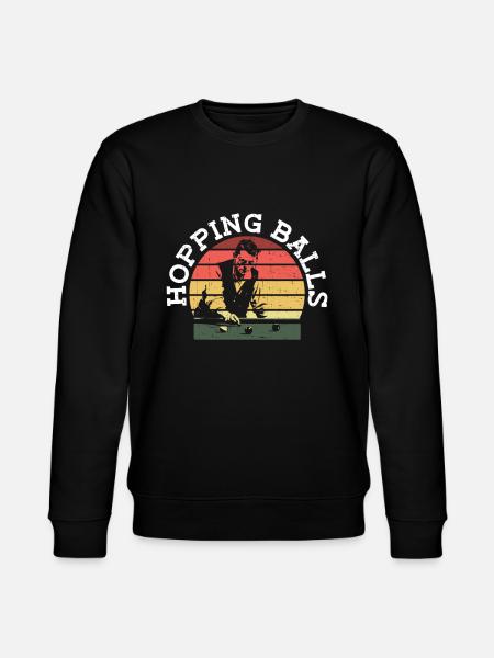 Bouncing Balls - Funny Billiards - Stanley/Stella CHANGER Unisex Organic Sweatshirt - black