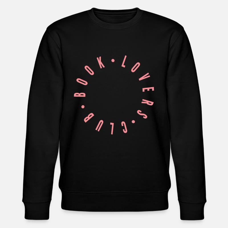 Book Lovers Club - Stanley/Stella Unisex Bio-Sweatshirt CHANGER  - Schwarz