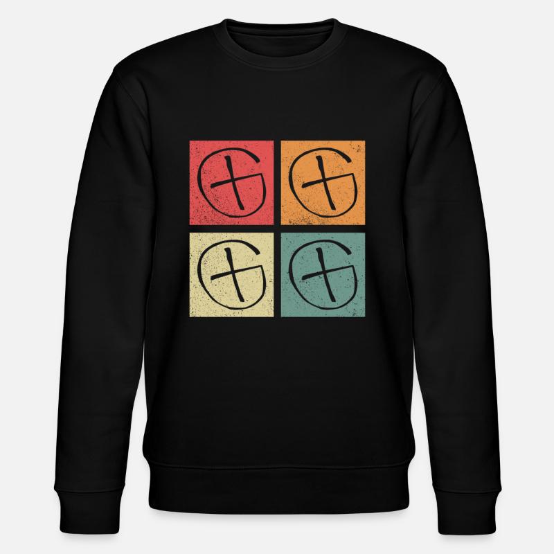 X-Symbol - Geocaching Geocacher - Sweat bio CHANGER Stanley/Stella Unisexe - noir