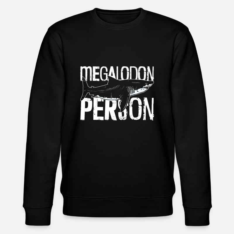 Megalodon Man - Requin Mégalodon - Sweat bio CHANGER Stanley/Stella Unisexe - noir