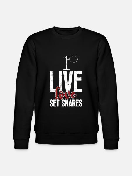 Animal Wire Snare - Stanley/Stella CHANGER Unisex Organic Sweatshirt - black