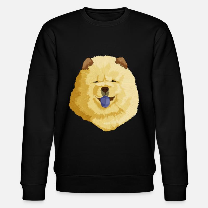Chow Chow - Stanley/Stella Unisex Bio-Sweatshirt CHANGER  - Schwarz