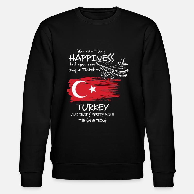 Turkey Türkei - Stanley/Stella Unisex Bio-Sweatshirt CHANGER  - Schwarz