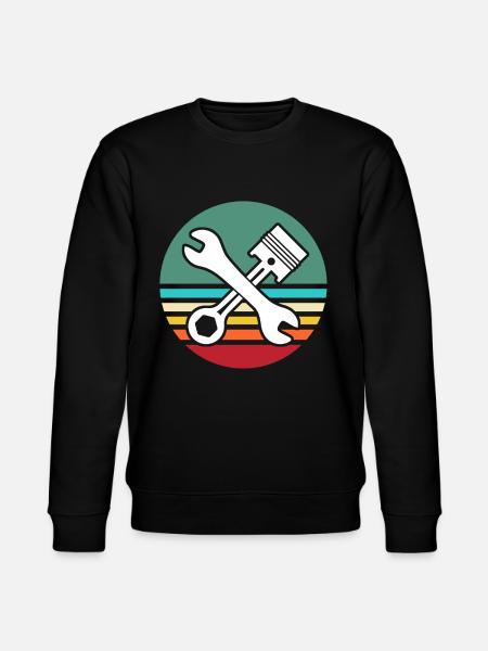 Screwdriver Mechanic Auto Tool - Stanley/Stella CHANGER Unisex Organic Sweatshirt - black