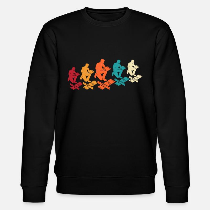 Carrelage Occupation Carrelage Carrelage Pose - Sweat bio CHANGER Stanley/Stella Unisexe - noir