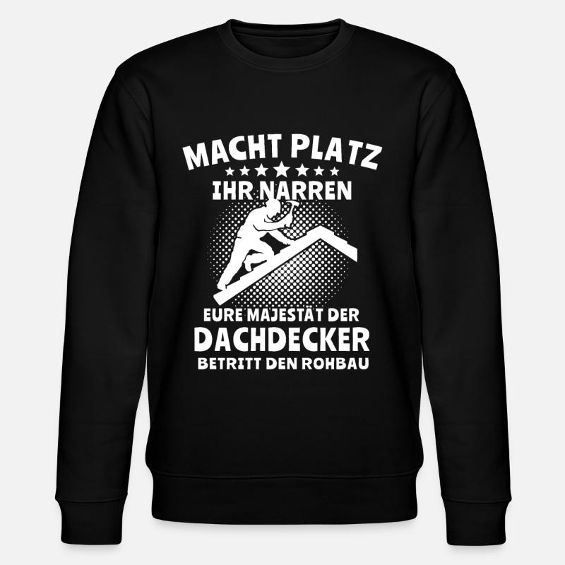 Dachdecker - Stanley/Stella Unisex Bio-Sweatshirt CHANGER  - Schwarz