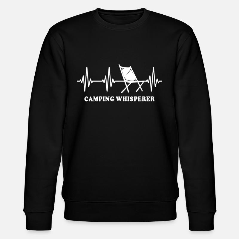 Camping Campingplatz Campen - Stanley/Stella CHANGER Unisex Organic Sweatshirt - black