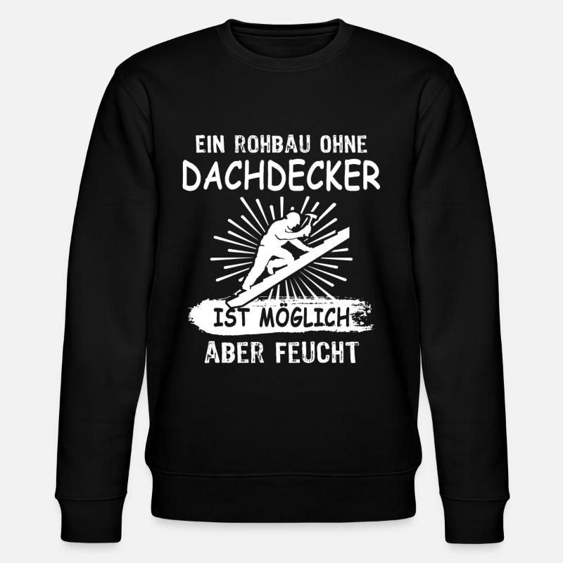 Dachdecker - Stanley/Stella Unisex Bio-Sweatshirt CHANGER  - Schwarz