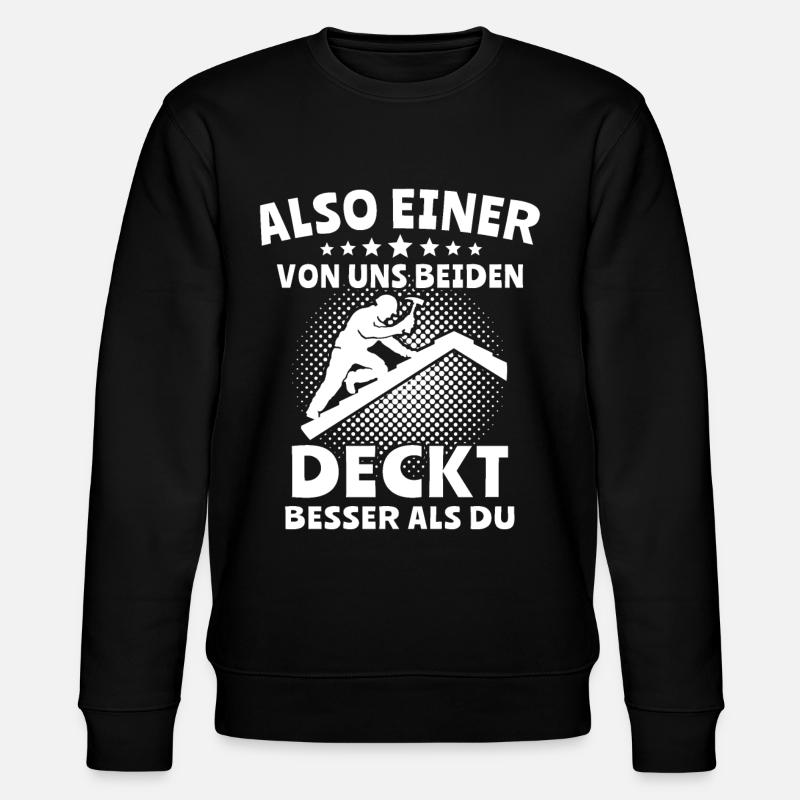 Dachdecker - Stanley/Stella Unisex Bio-Sweatshirt CHANGER  - Schwarz