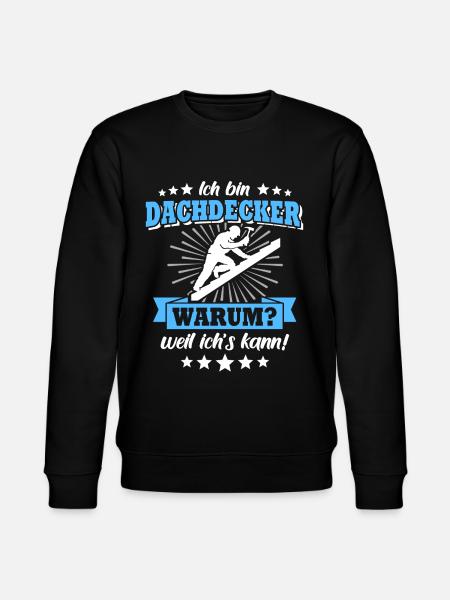 Dachdecker Sprüche Dachdecken - Stanley/Stella Unisex Bio-Sweatshirt CHANGER - Schwarz