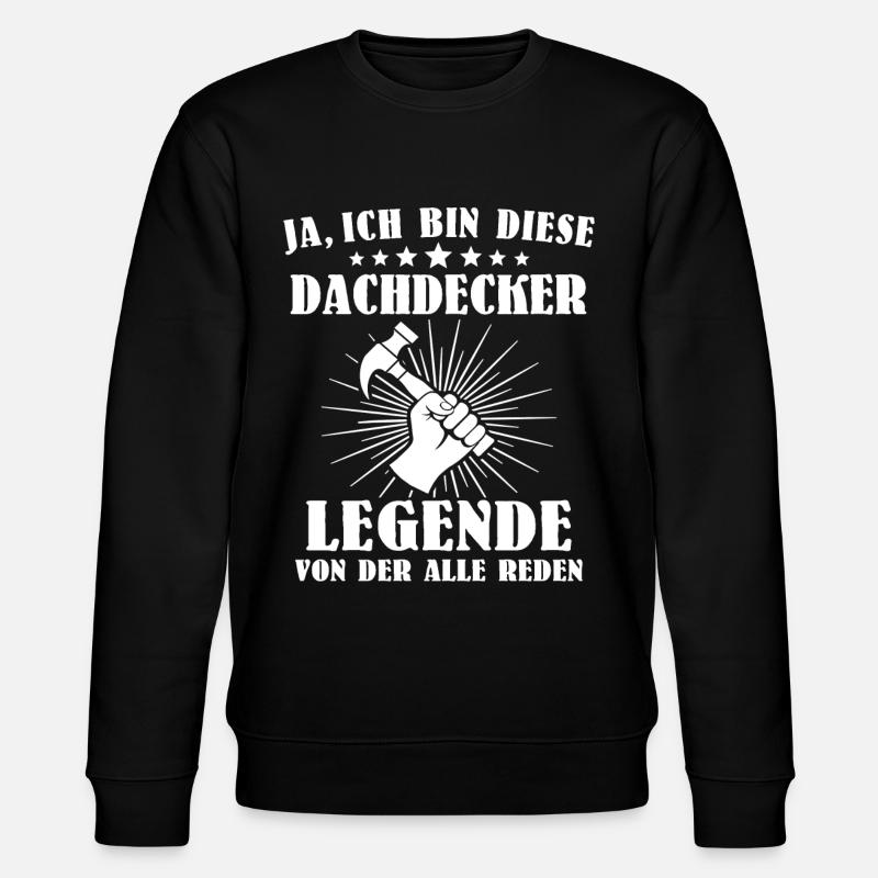 Dachdecker - Stanley/Stella Unisex Bio-Sweatshirt CHANGER  - Schwarz