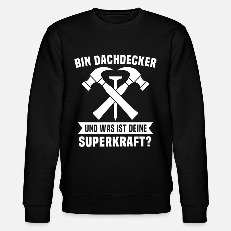 Dachdecker - Stanley/Stella Unisex Bio-Sweatshirt CHANGER  - Schwarz