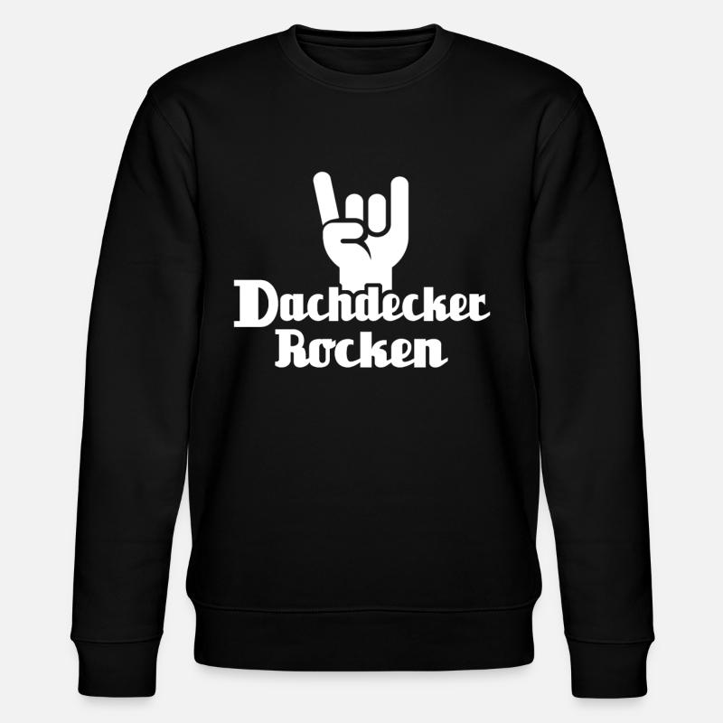Dachdecker Dachspengler Dachklempner - Stanley/Stella Unisex Bio-Sweatshirt CHANGER  - Schwarz