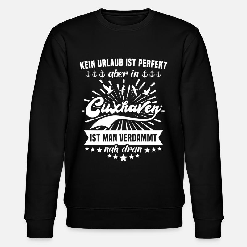 Cuxhaven - Stanley/Stella Unisex Bio-Sweatshirt CHANGER  - Schwarz