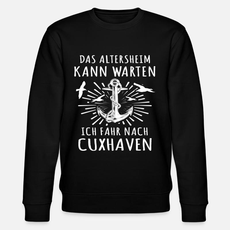 Cuxhaven - Stanley/Stella Unisex Bio-Sweatshirt CHANGER  - Schwarz