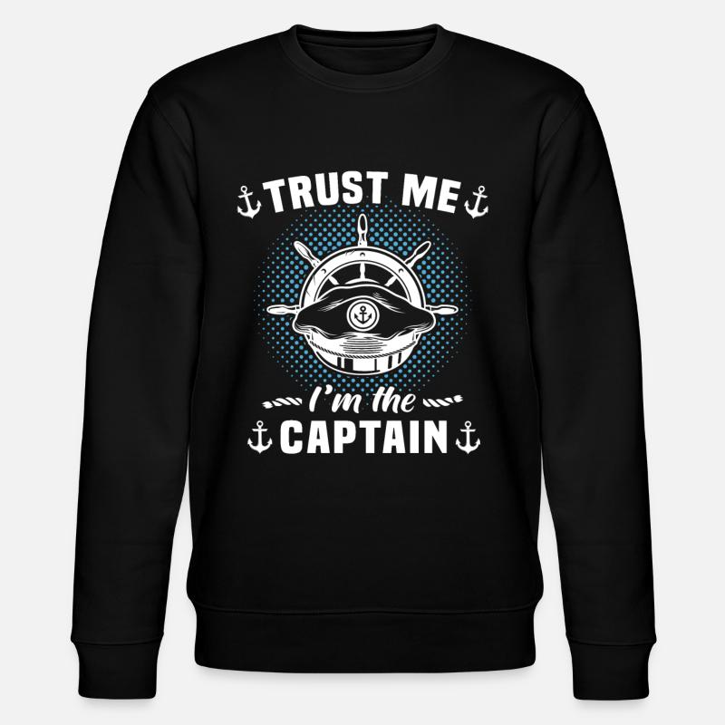 Capitaine de bateau Capitaine - Sweat bio CHANGER Stanley/Stella Unisexe - noir