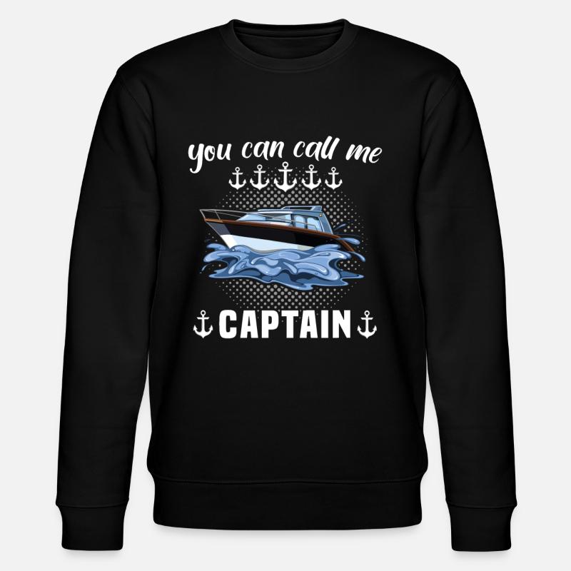 Kapitän Call Me Captain - Sweat bio CHANGER Stanley/Stella Unisexe - noir
