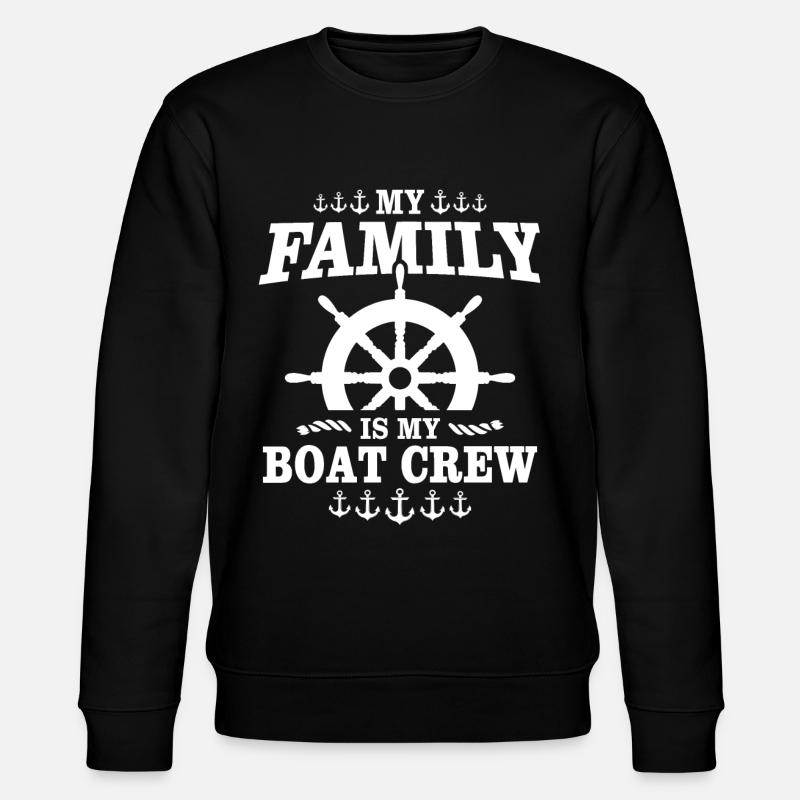 Capitaine Équipage du bateau - Sweat bio CHANGER Stanley/Stella Unisexe - noir