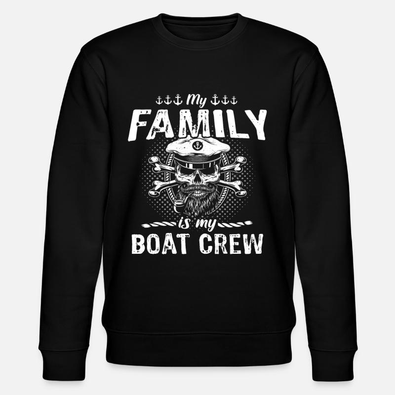 Capitaine Équipage du bateau - Sweat bio CHANGER Stanley/Stella Unisexe - noir