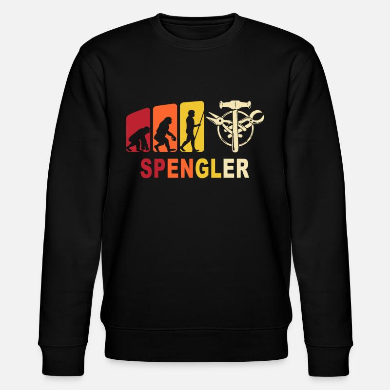 Bauspengler Evolution Spengler - Stanley/Stella CHANGER Unisex Organic Sweatshirt - black