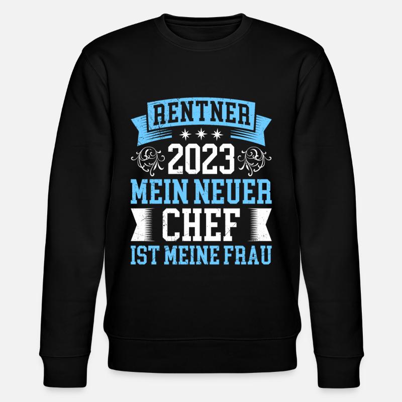 Retraités 2023 - Sweat bio CHANGER Stanley/Stella Unisexe - noir