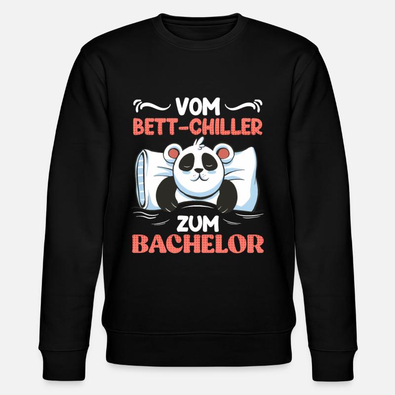 Vom Bett Chiller zum Bachelor 2023 - Stanley/Stella Unisex Bio-Sweatshirt CHANGER - Schwarz