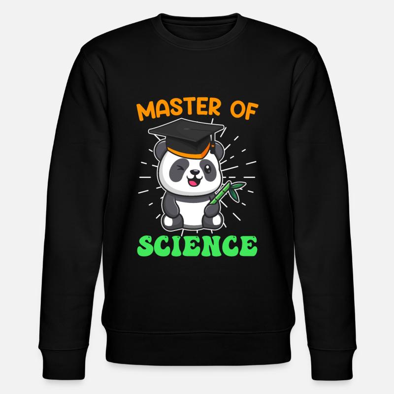 Master of Science 2023 - Stanley/Stella Unisex Bio-Sweatshirt CHANGER  - Schwarz