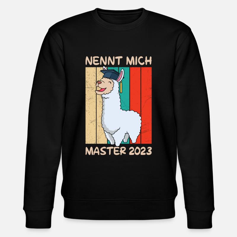 Master Abschluss 2023 - Stanley/Stella Unisex Bio-Sweatshirt CHANGER  - Schwarz