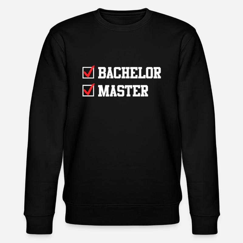 Baccalauréat complété Master - Sweat bio CHANGER Stanley/Stella Unisexe - noir