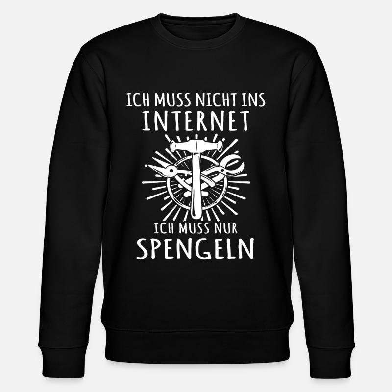 Spengler Bauspengler Karosseriespengler - Stanley/Stella Unisex Bio-Sweatshirt CHANGER  - Schwarz