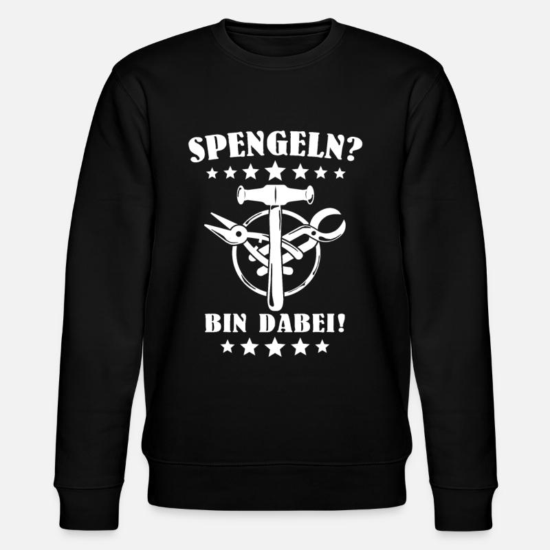 Spengler Spengeln Karosseriespengler - Stanley/Stella Unisex Bio-Sweatshirt CHANGER  - Schwarz