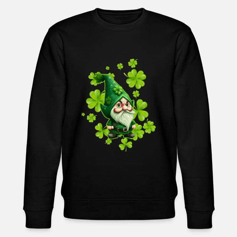 Leprechaun St. Patrick’s Day Goblin Clover - Sweat bio CHANGER Stanley/Stella Unisexe - noir
