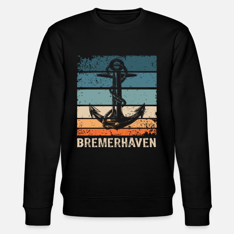 Bremerhaven motif Bremerhavener - Sweat bio CHANGER Stanley/Stella Unisexe - noir