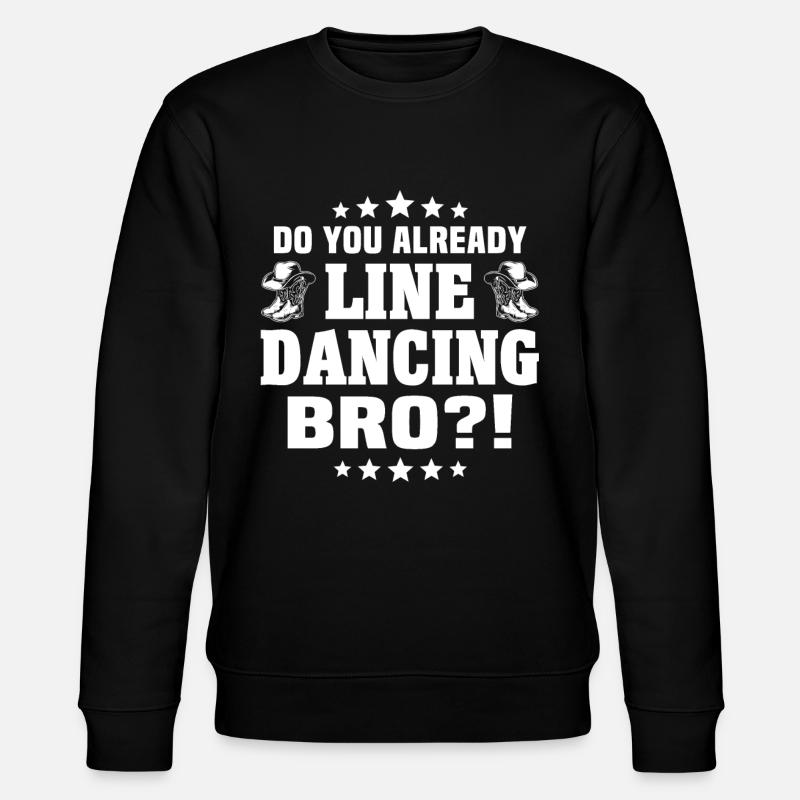 Line Dancing Line Dance - Stanley/Stella CHANGER Unisex Organic Sweatshirt - black