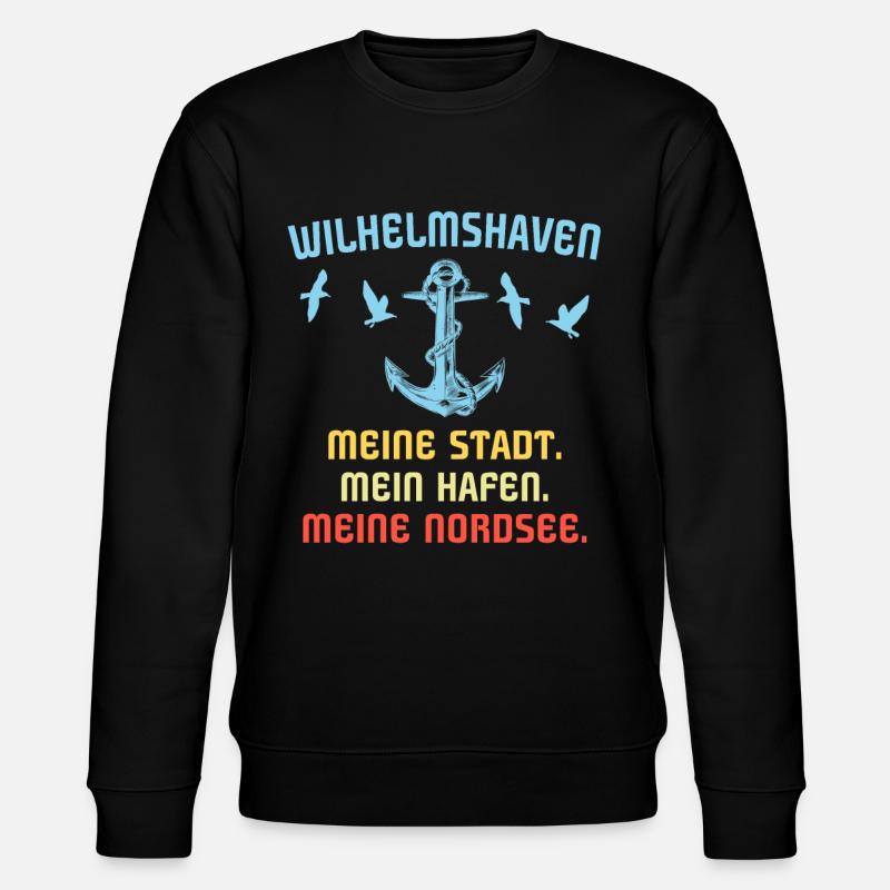 Wilhelmshavener Wilhelmshaven - Stanley/Stella Unisex Bio-Sweatshirt CHANGER  - Schwarz