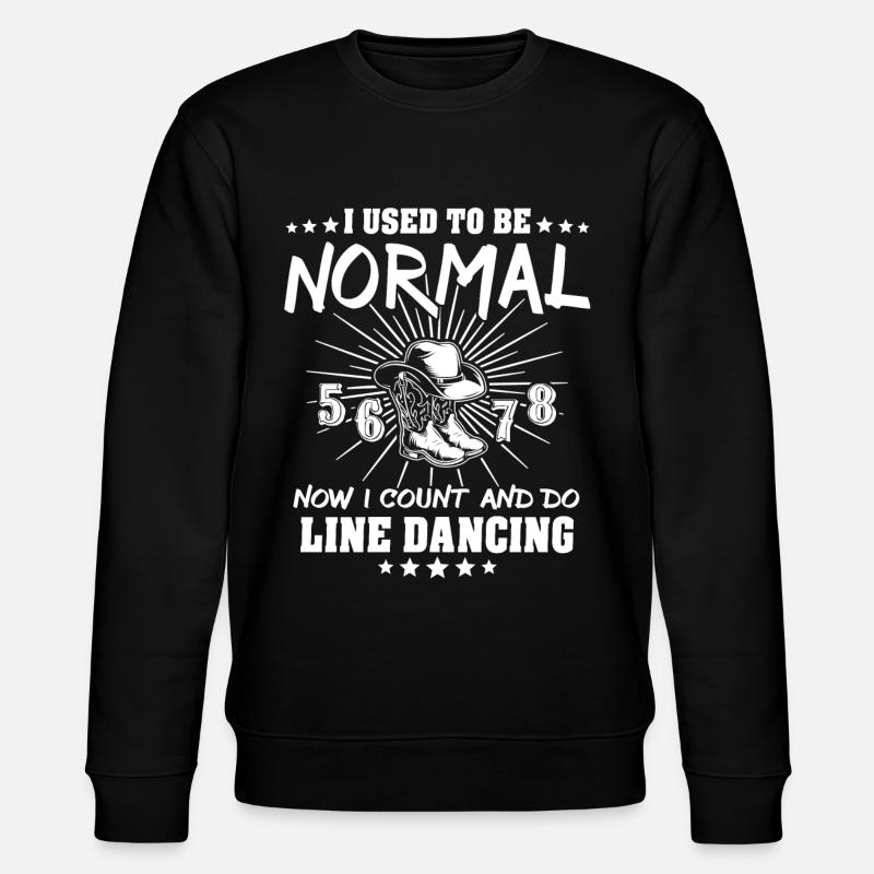 Line Dancing Line Dance - Stanley/Stella CHANGER Unisex Organic Sweatshirt - black