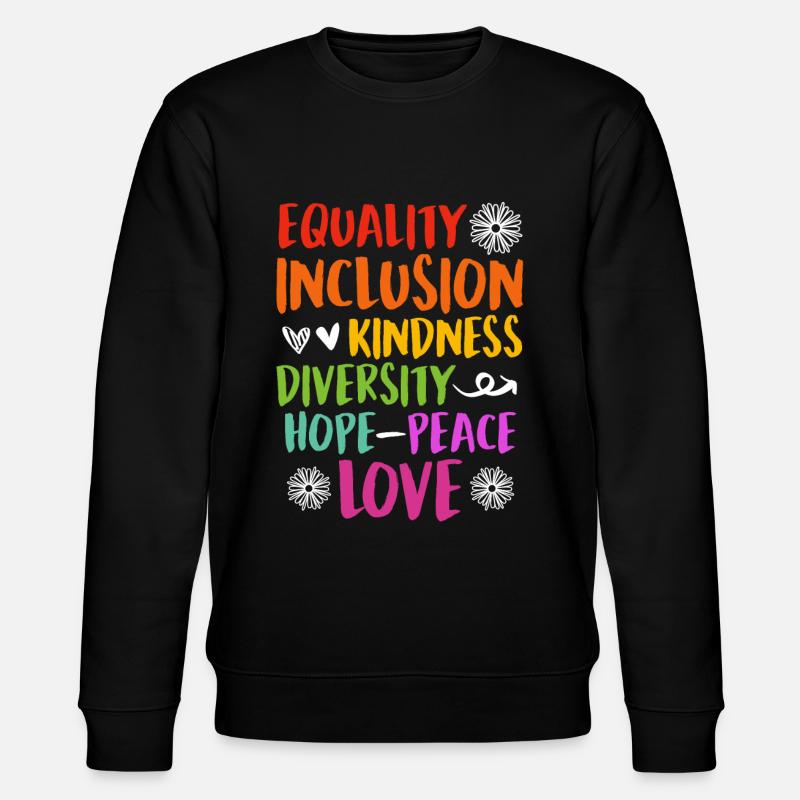 Inclusion handicap acceptation et sensibilisation - Sweat bio CHANGER Stanley/Stella Unisexe - noir