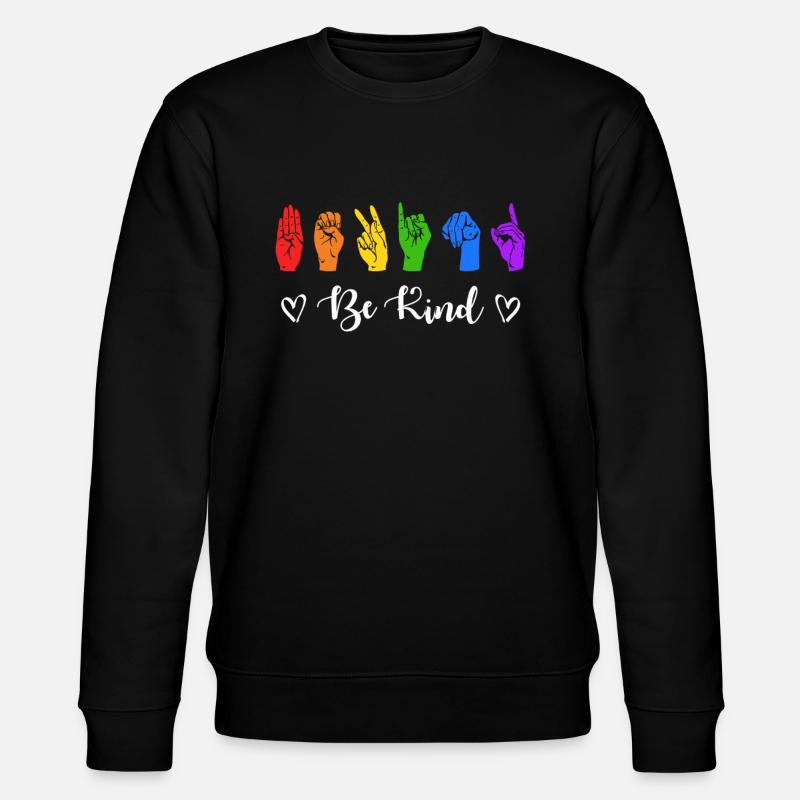 Autismus Neurodiversity Freundlichkeit - Stanley/Stella Unisex Bio-Sweatshirt CHANGER  - Schwarz
